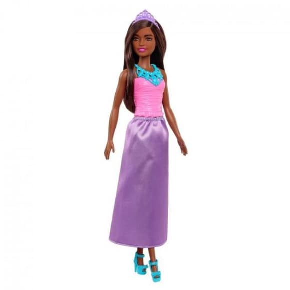 Лялька Barbie Дрімтопія Чарівна принцеса темна шатенка у фіолетовій спідниці (HGR00-HGR02)